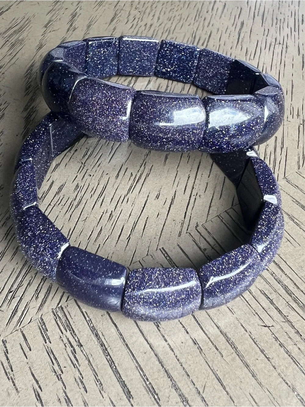 Blue Sandstone soft bangle SIZE 7.5’ ( ONE )